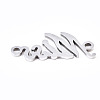 Non-Tarnish 201 Stainless Steel Link Connectors STAS-S110-102P-3