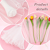 Wrinkled Wavy Polyester Flower Bouquets Wrapping Packaging FIND-WH0110-751A-4