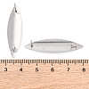 304 Stainless Steel Studs Earring Findings STAS-H226-05P-3