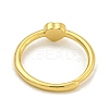 Heart Natural Carnelian Adjustable Rings RJEW-Q818-02G-01-4