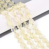 Natural Lemon Quartz(Heated) Beads Strands G-P534-A20-01-1