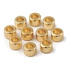 Rack Plating Brass European Beads X-KK-G452-37G-3
