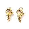 Ion Plating(IP) 304 Stainless Steel Lobster Claw Clasps STAS-A097-03B-G-1