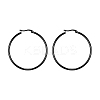 304 Stainless Steel Hoop Earrings EJEW-F105-09B-2