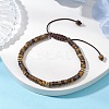 Natural Tiger Eye Braided Bead Bracelets BJEW-JB11114-03-2