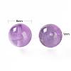 100Pcs 8mm Natural Amethyst Round Beads DIY-LS0002-13-3