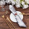 Arrow & Heart Alloy Napkin Rings AJEW-FG0001-69-5