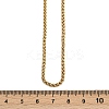 304 Stainless Steel Wheat Chains Necklaces for Unisex NJEW-K395-01A-G-5