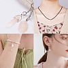 16Pcs 4 Style Natural Rose Quartz Pendants G-SC0001-75-6