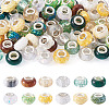 72Pcs 12 Colors Christmas Theme Resin Rondelle European Beads RESI-TA0004-88-2
