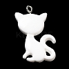 Opaque Resin Pendants RESI-G069-03D-2