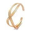 Brass Cuff Bangles for Women BJEW-F482-09G-4