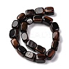 Natural Red Tiger Eye Dyed & Heated Beads Strands G-H040-A01-01-3