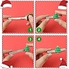 28Pcs 14 Styles DIY Christmas Theme Opaque Christmas Resin Cabochons FIND-YW0005-74-3