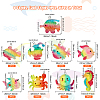 36Pcs 9 Styles Ocean Theme Transparent Resin Pendants RESI-CA0001-46-2