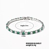 Brass Rhinestone Cup Chains Bracelet for Elegant Women with Subtle Luxury Feel SE6435-3-1