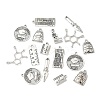 40Pcs 8 Styles Tibetan Style Alloy Pendants TIBE-FP0001-17-4