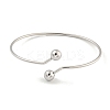 Non-Tarnish 304 Stainless Steel Cuff Bangles BJEW-P331-12P-2