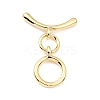 Rack Plating Brass Toggle Clasps KK-B036-09G-2