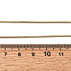 1MM 304 Stainless Steel Round Snake Chain Necklaces for Women NJEW-Z091-10G-5