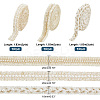 3Pcs 3 Styles Polyester Braided Lace Ribbons DIY-PH0021-26-2
