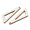 Undyed Wooden Big Pendants WOOD-TA0002-31-3