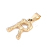 304 Stainless Steel Pendants STAS-F235-01G-R-2