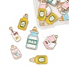 20Pcs 5 Styles Eco-Friendly Alloy Enamel Pendants ENAM-FP0002-88-2