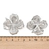 304 Stainless Steel Flower Stud Earrings EJEW-K268-76P-5