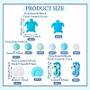 Food Grade Eco-Friendly Silicone Focal Beads SIL-TA0002-67-4