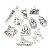 50Pcs 10 Styles Tibetan Style Alloy Pendants FIND-FP0001-29-5