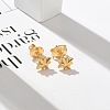304 Stainless Steel Stud Earrings for Women STAS-Z117-17G-01-4