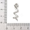 Brass Micro Pave Cubic Zirconia Pendants KK-F921-06P-3