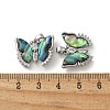 Brass Clear Cubic Zirconia Pendants KK-R210-12P-02-3