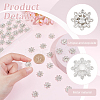 40Pcs Flower Rhinestone Cabochon FIND-FG0003-22-3