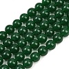 Dyed Natural White Jade Imitation Malaysia Jade Beads Strands G-C270-B01-10mm-01-2