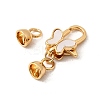 Brass Lobster Claw Clasps KK-U059-50G-2