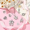 45Pcs 9 Styles Tibetan Style Alloy Pendants TIBEP-CJ0002-74-6