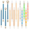 14Pcs 3 Styles Plastic & Wood Double Heads Modeling Clay Sculpting Tools Set TOOL-SP0003-22-1