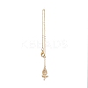 Tulip Alloy Enamel Pendants Wine Glass Charms Sets AJEW-JO00177-2