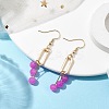 Imitation Jade Glass Dangle Earrings EJEW-JE05924-04-2