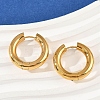 202 Stainless Steel Polishing Hoop Earrings EJEW-M106-02G-05-3