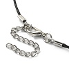 3Pcs 3 Styles Natural & Synthetic Mixed Gemstone Chips Wish Bottle Pendant Necklaces Set NJEW-FZ00013-4