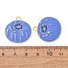 Alloy Enamel Pendants AL-CBA1DF6-02L-2