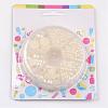 1Box ABS Plastic Imitation Pearl Dome Cabochons SACR-JP0001-24-3
