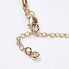 Braided Cotton Cord Bracelet Making MAK-I006-06G-3