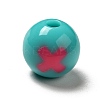Two Tone Opaque Acrylic Beads LS-SACR-K003-02B-2