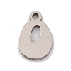 Non-Tarnish 201 Stainless Steel Charms LS-STAS-U016-01P-O-1