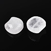 Natural Quartz Crystal Cat Head Shape Beads G-T144-05E-2