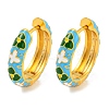 Rack Plating Brass Hoop Earrings EJEW-C102-45G-02-1